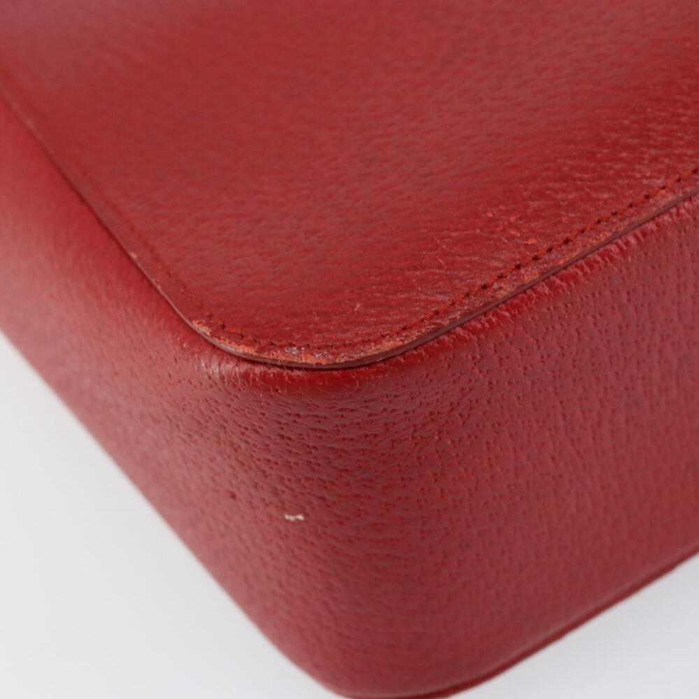 GUCCI Bamboo Hand Bag Leather Red 002 1061 Auth ep12097 - Picture 14 of 16